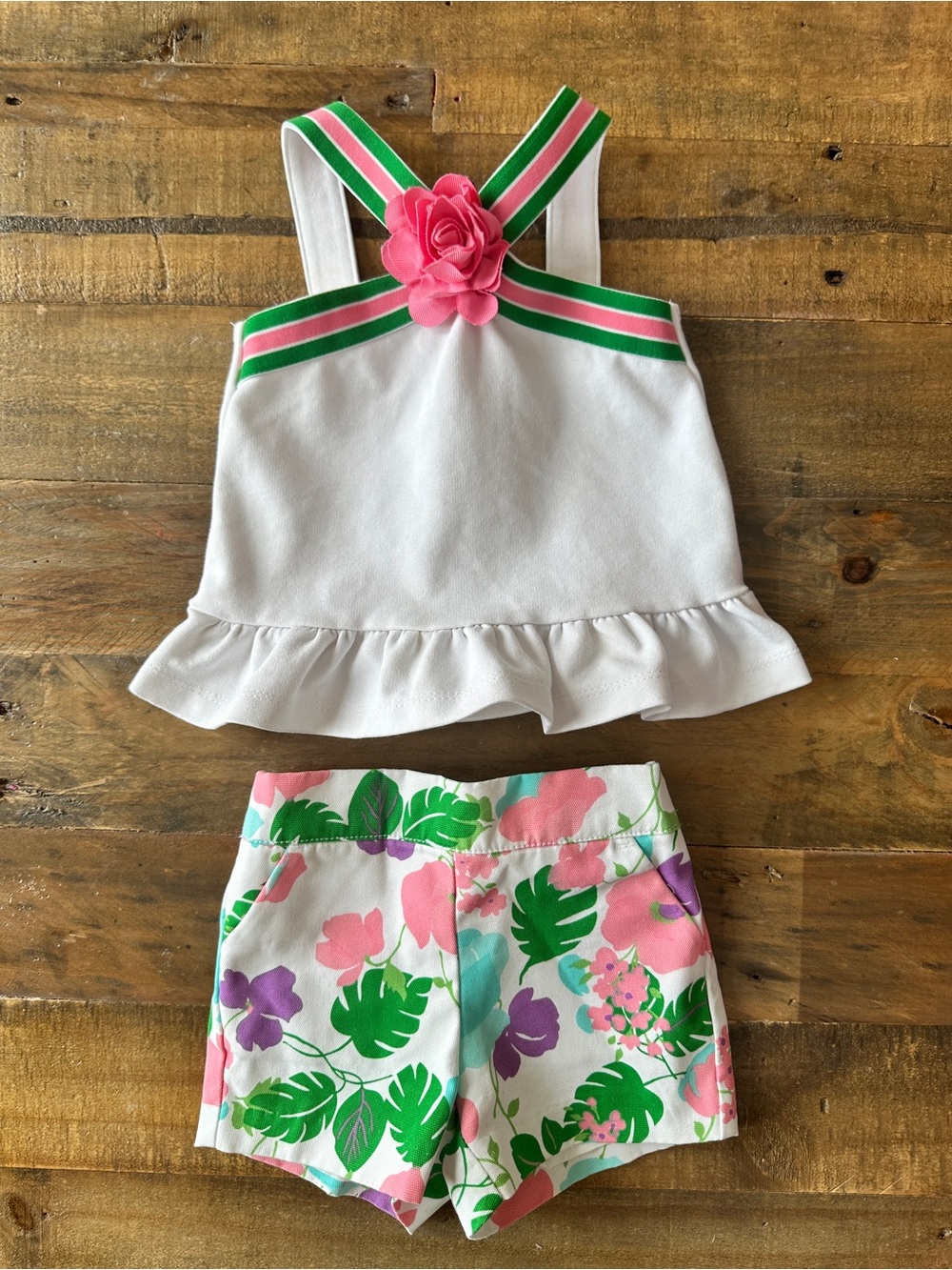 Janie & Jack Floral 2 Piece Set